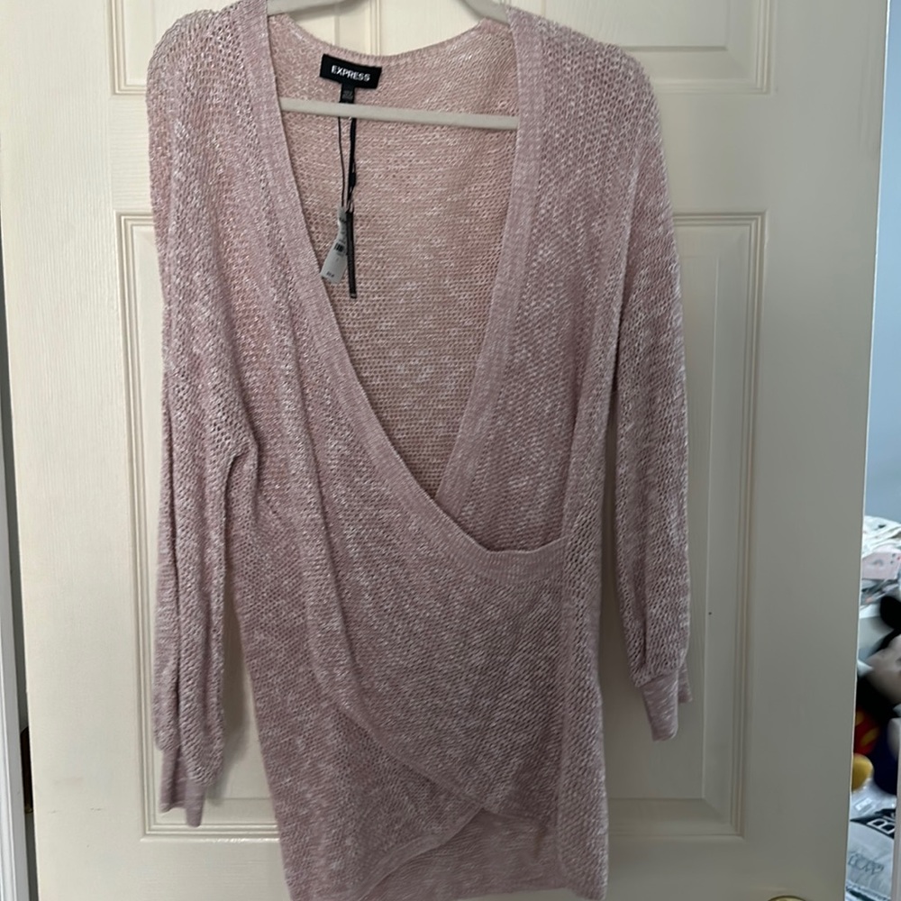 Express knit tunic sweater